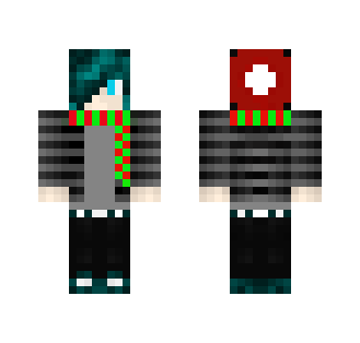 Goth christmas guy