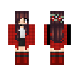 Fixed Red Flannel - Female Minecraft Skins - image 2