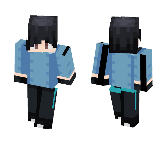 pork cutlet bowl [S] // bodzilla - Male Minecraft Skins - image 1
