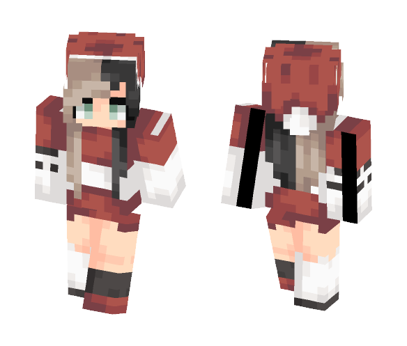 Download Free ????????~Christmas skinnn ;u; Skin for Minecraft image 1 ????????~Christmas skinnn ;u; - Christmas Minecraft Skins - image 1