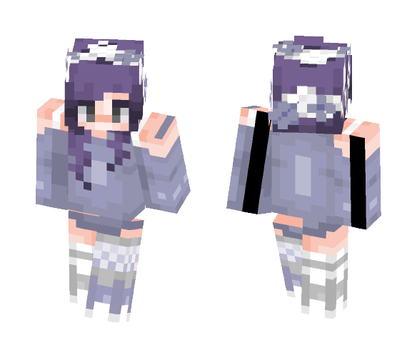 Download Free ~Violet Girl Skin~ Skin for Minecraft image 1 ~Violet Girl Skin~ - Girl Minecraft Skins - image 1