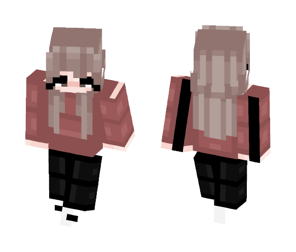purple reddish | my cereal - Female Minecraft Skins - image 1