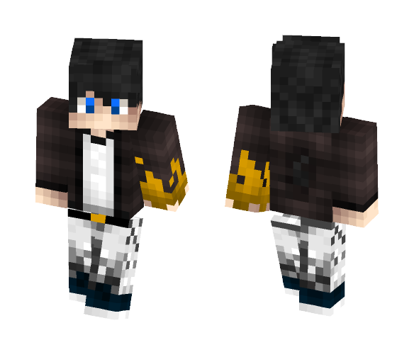 lighter boy fire hand - Boy Minecraft Skins - image 1