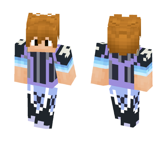 Blue Pro Gamer [1] - Male Minecraft Skins - image 1