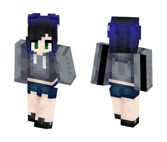 Download Free IM BLUE IM IN NEED OF A GAL x4 Skin for Minecraft image 1 IM BLUE IM IN NEED OF A GAL x4 - Female Minecraft Skins - image 1