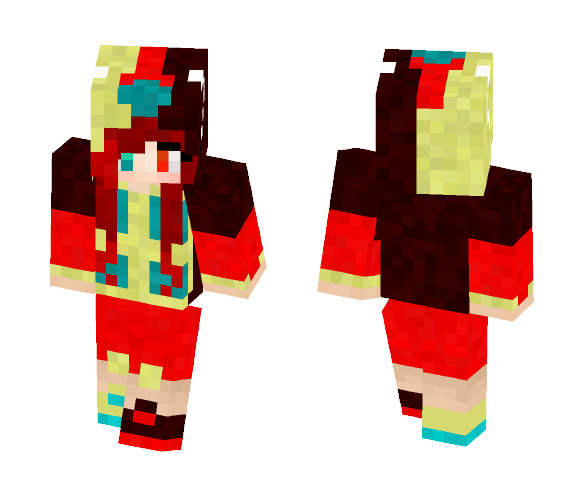 Odd-Eyes Pendulum Girl - Girl Minecraft Skins - image 1