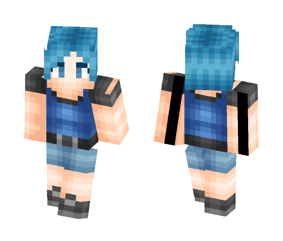 Blue - Female Minecraft Skins - image 1