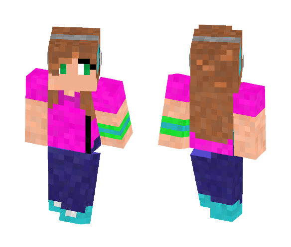 Download Free Beats *Requested* Skin for Minecraft image 1 Beats *Requested* - Female Minecraft Skins - image 1