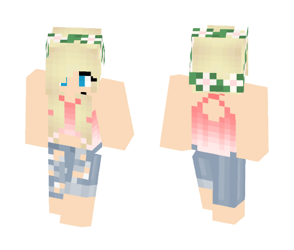 Flower Crown - Flower Crown Minecraft Skins - image 1