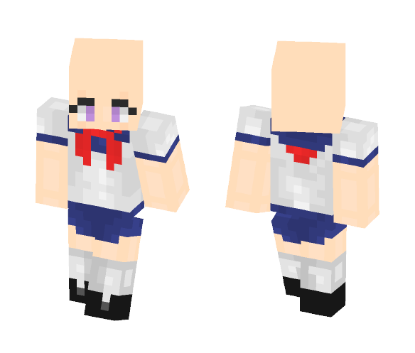 Download Free Akedemi Highschool Girl Uniform Skin for Minecraft image 1 Akedemi Highschool Girl Uniform - Girl Minecraft Skins - image 1