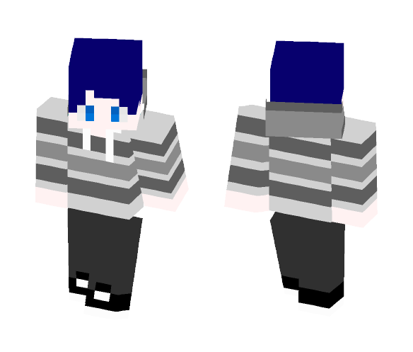 wιτh α hοοdιε οη - Male Minecraft Skins - image 1