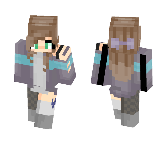 Purple Storm - Female Minecraft Skins - image 1