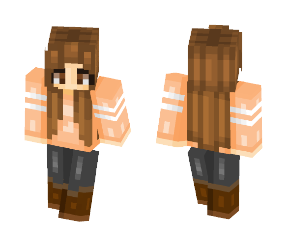 Download Free Im so proud of myself! Fall Skin Skin for Minecraft image 1 Im so proud of myself! Fall Skin - Female Minecraft Skins - image 1