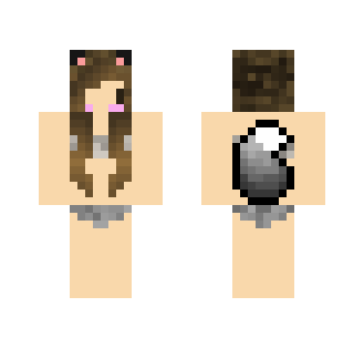 Survivor Wolf Chibi Girl - Girl Minecraft Skins - image 2