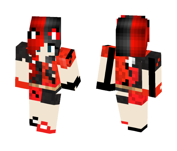 Harley Quinn comic cat - Cat Minecraft Skins - image 1