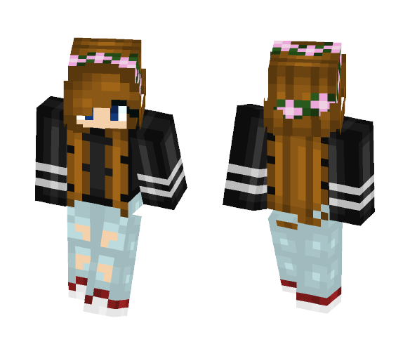 Comfortable ^-^ - Female Minecraft Skins - image 1