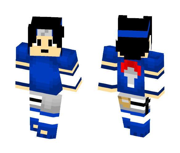 Sasuke Uchiha - Male Minecraft Skins - image 1