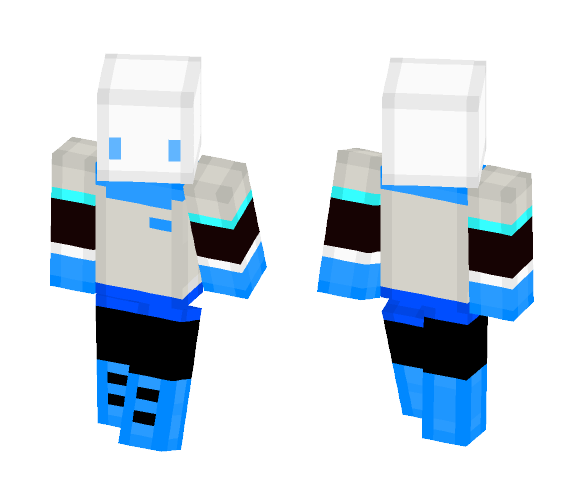 Underswap sans! (UF is left) - Male Minecraft Skins - image 1