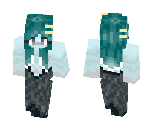 Download Free Aquarius Female Skin for Minecraft image 1 Aquarius Female - Female Minecraft Skins - image 1