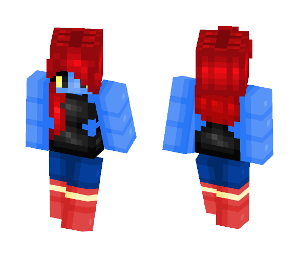 Remake of Undyne - Female Minecraft Skins - image 1