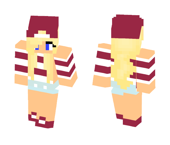 Skater Chick - Female Minecraft Skins - image 1