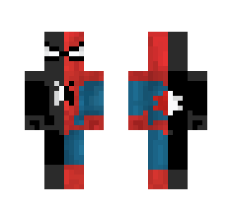 Half And Half SpiderMan