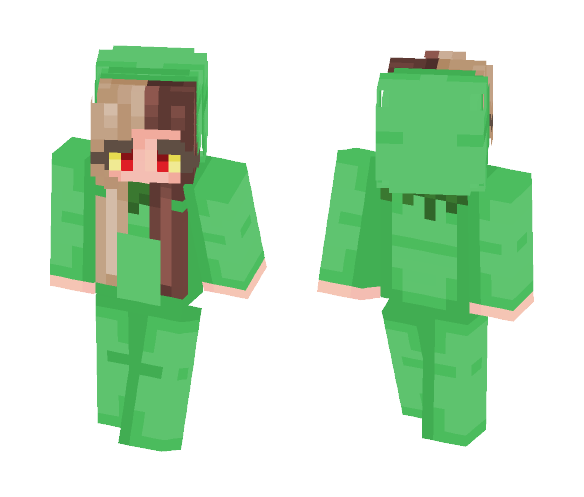 Grinch Onsie ||GIRL|| - Female Minecraft Skins - image 1
