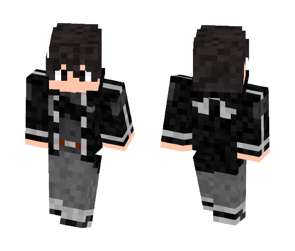 Kirito (SAO) (Animated Player) - Male Minecraft Skins - image 1