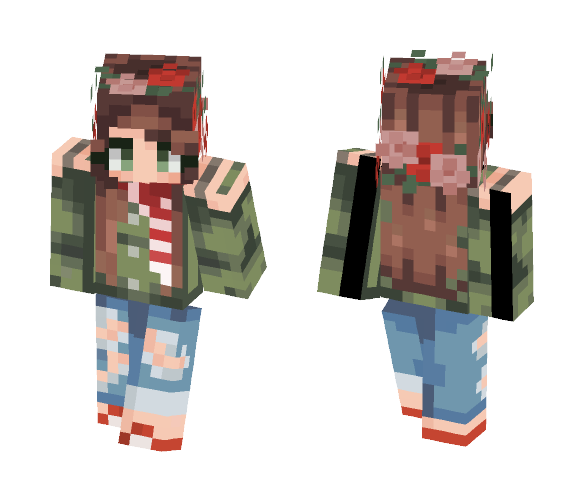 Mixed Seasons - Female Minecraft Skins - image 1