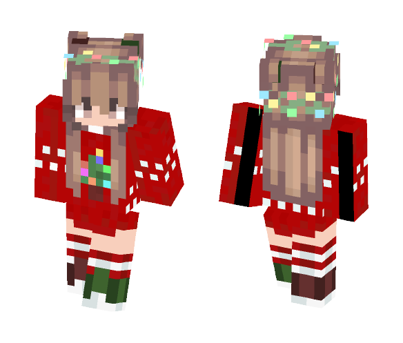 My Xmas Oc ~Kalnz - Female Minecraft Skins - image 1