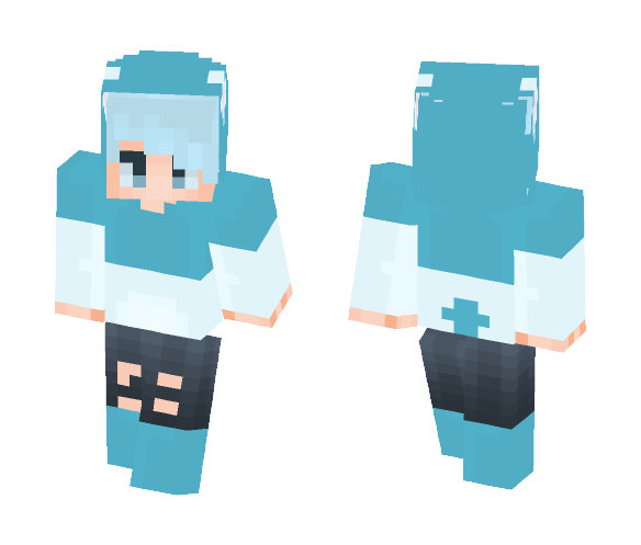 Cutie Bear boy ver - Boy Minecraft Skins - image 1