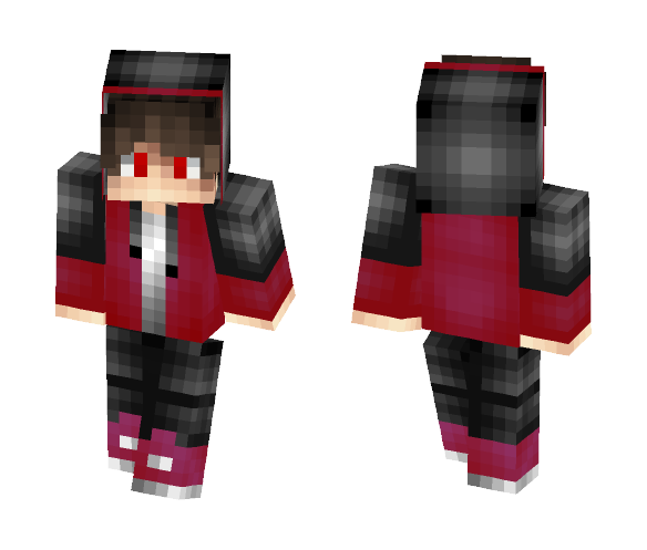 Red And Black Boy - Boy Minecraft Skins - image 1