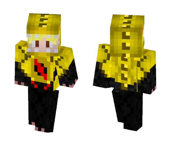 CW reverse flash dino onesie - Comics Minecraft Skins - image 1