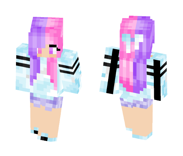 ✢Paper Crowns✢ ~ BUBBLES ۵OC۵ - Female Minecraft Skins - image 1