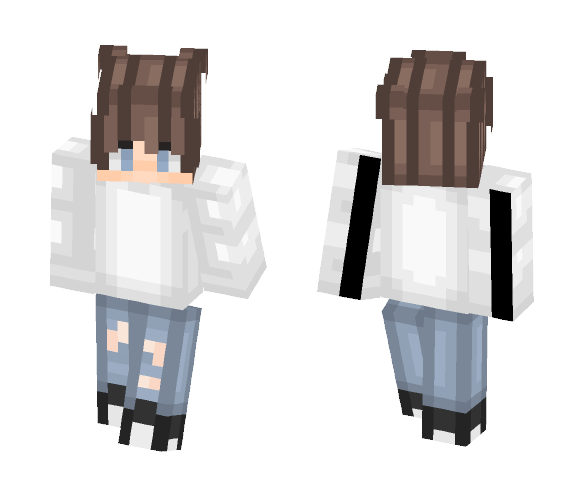 Cute Spacebun Boy ; spookinqq - Boy Minecraft Skins - image 1