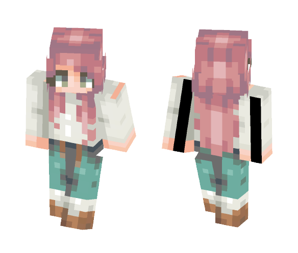 Cozy on a cold night - Female Minecraft Skins - image 1