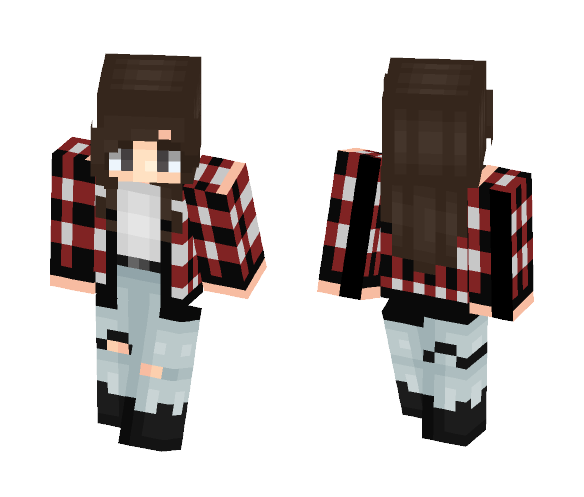 Fire - Jungkook - Female Minecraft Skins - image 1