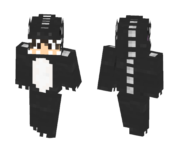 ℉ℬI❖Black Dino Boy - Boy Minecraft Skins - image 1