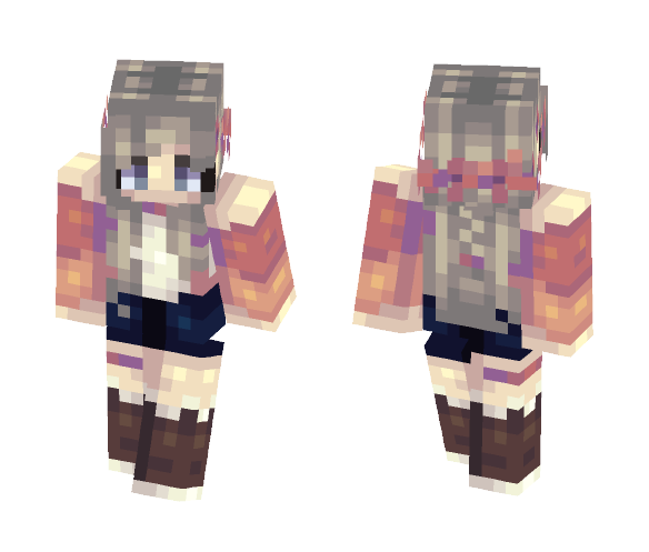 Sunsets + Name Change - Female Minecraft Skins - image 1