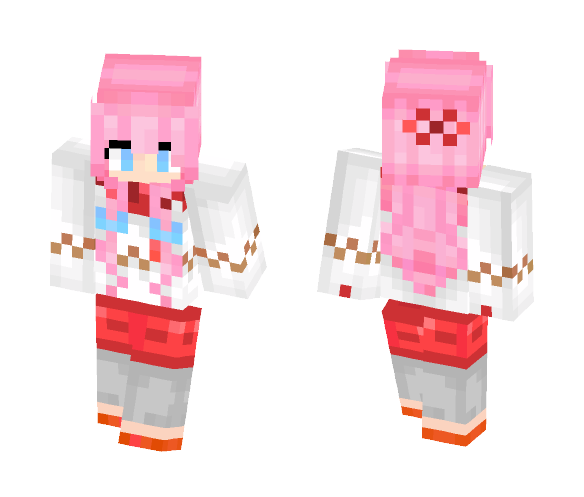 Download Free Snow girl Skin for Minecraft image 1 Snow girl - Girl Minecraft Skins - image 1
