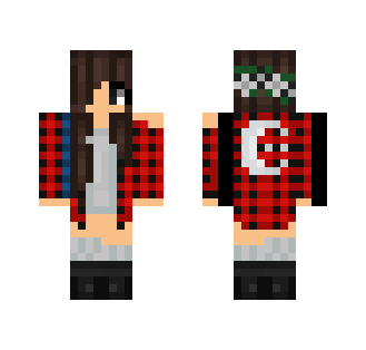 Cute Red Flannel Girl! - Cute Girls Minecraft Skins - image 2