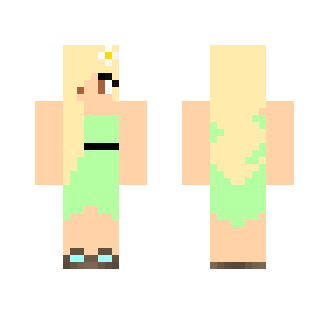 Girl in Green Dress