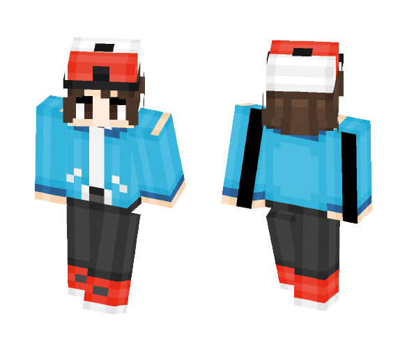 Black Pokemon - Male Minecraft Skins - image 1