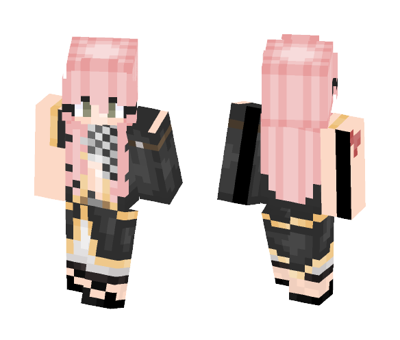 Download Free Natsu Genderblend Skin for Minecraft image 1 Natsu Genderblend - Female Minecraft Skins - image 1