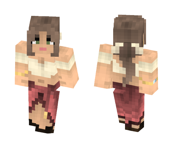 Medieval Caravan Woman - Female Minecraft Skins - image 1