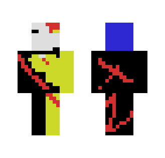 Skeleton black yellow