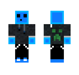 Blue Slime With Headphones! - Male Minecraft Skins - image 2