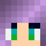 Purple Haired Werewolf Girl - Color Haired Girls Minecraft Skins - image 3