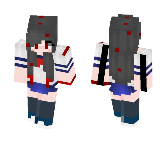 Download Free Yandere Girl (Not Yandere Chan ;)) Skin for Minecraft image 1 Yandere Girl (Not Yandere Chan ;)) - Girl Minecraft Skins - image 1