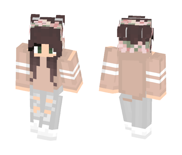 Flower Crown :) - Flower Crown Minecraft Skins - image 1